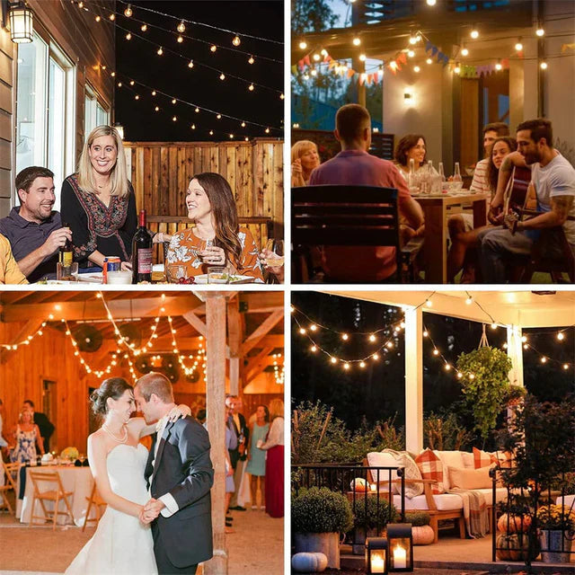 Waterproof String Lights with Ball Design