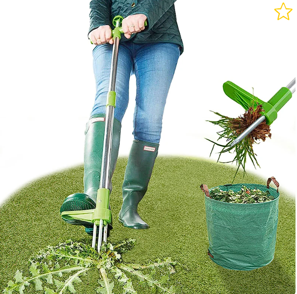 WildRoot Extractor: Dual-Section Aluminum Weed Eliminator